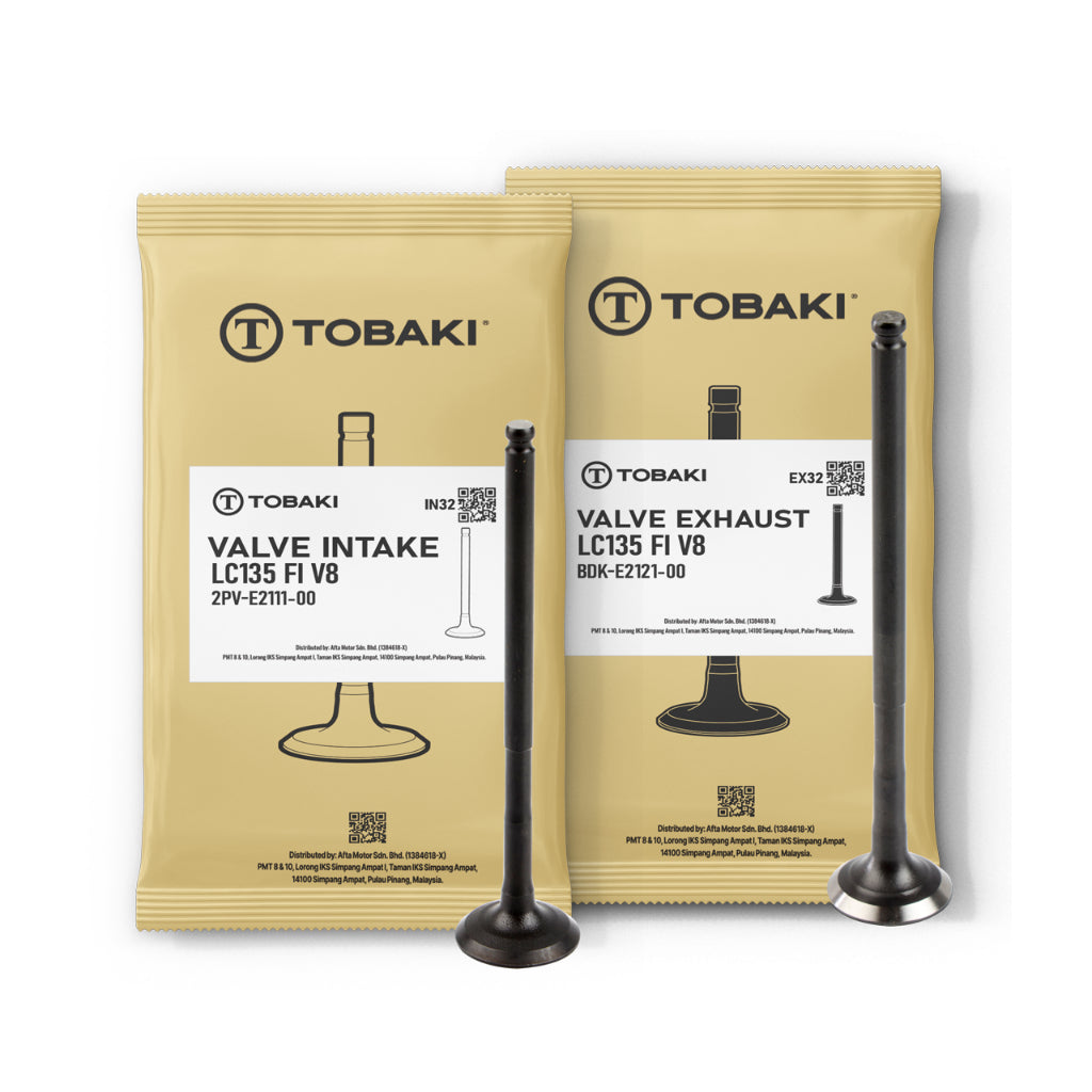 TOBAKI VALVE INTAKE EXHAUST 1SET 2PCS