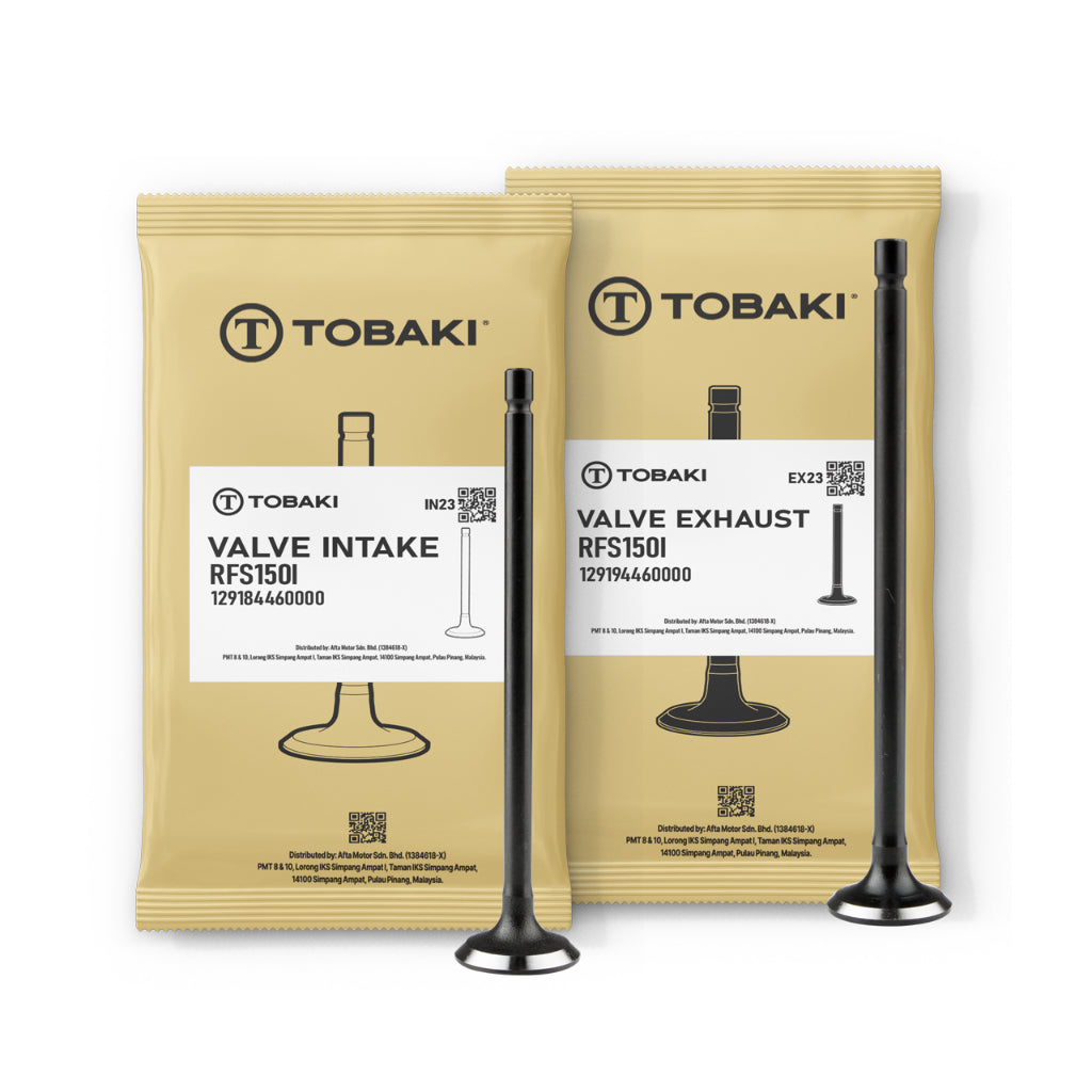 TOBAKI VALVE INTAKE EXHAUST 1SET 2PCS