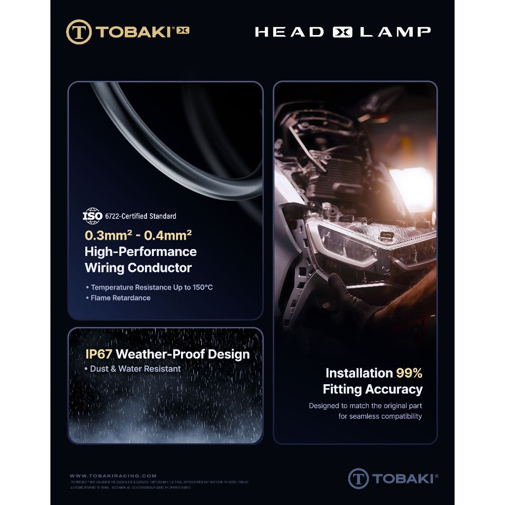 TOBAKI X LED HEAD LAMP