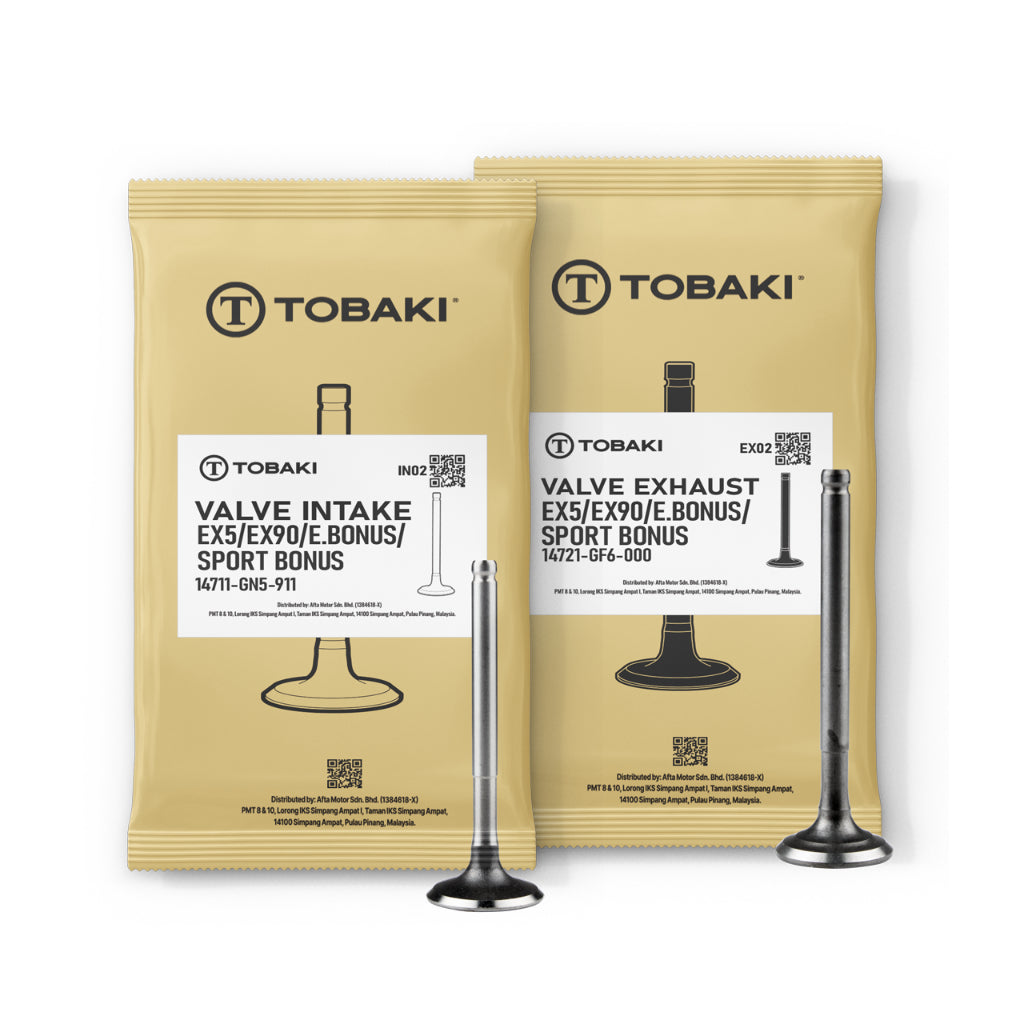 TOBAKI VALVE INTAKE EXHAUST 1SET 2PCS