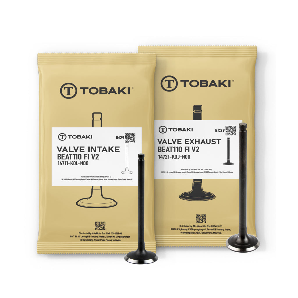 TOBAKI VALVE INTAKE EXHAUST 1SET 2PCS
