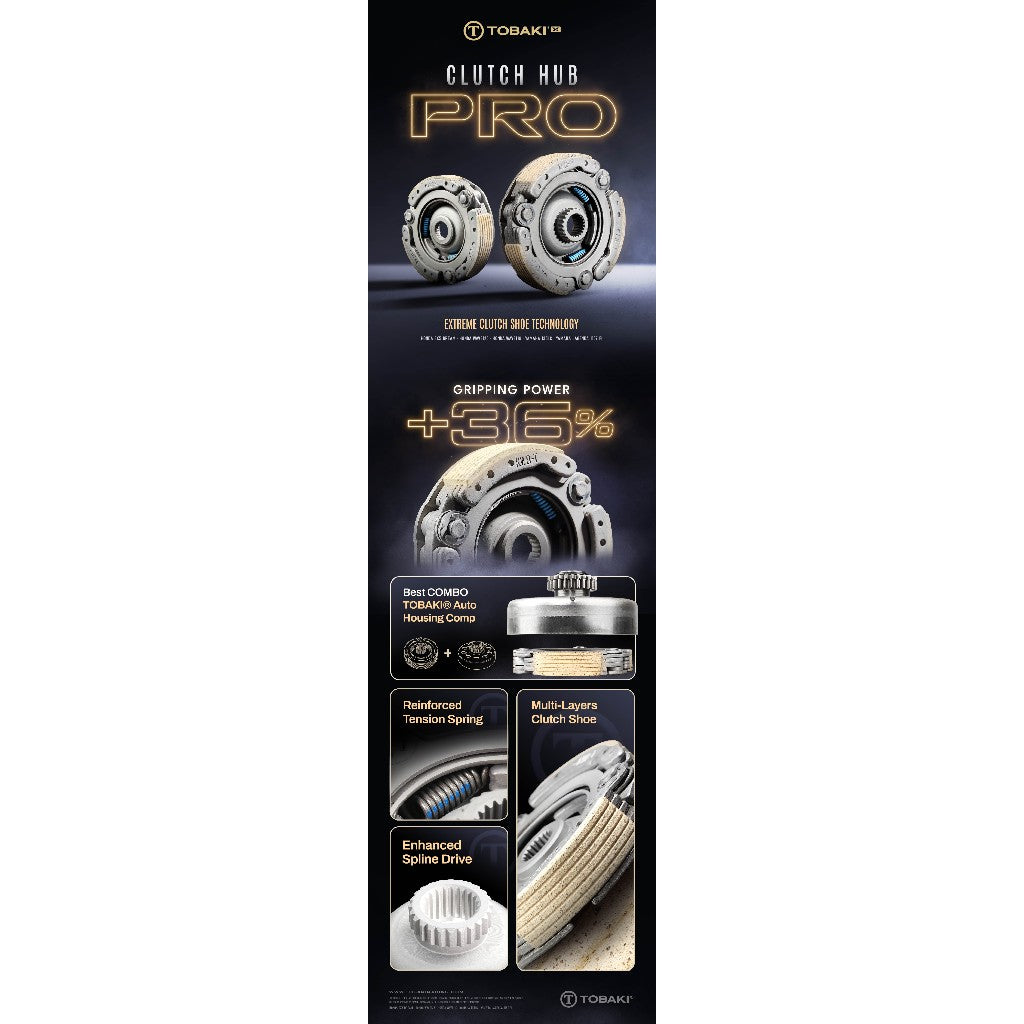 TOBAKI X CLUTCH HUB PRO