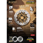 TOBAKI X (X-DYNAX SERIES) FLOATING FRONT BRAKE DISC & REAR BRAKE DISC