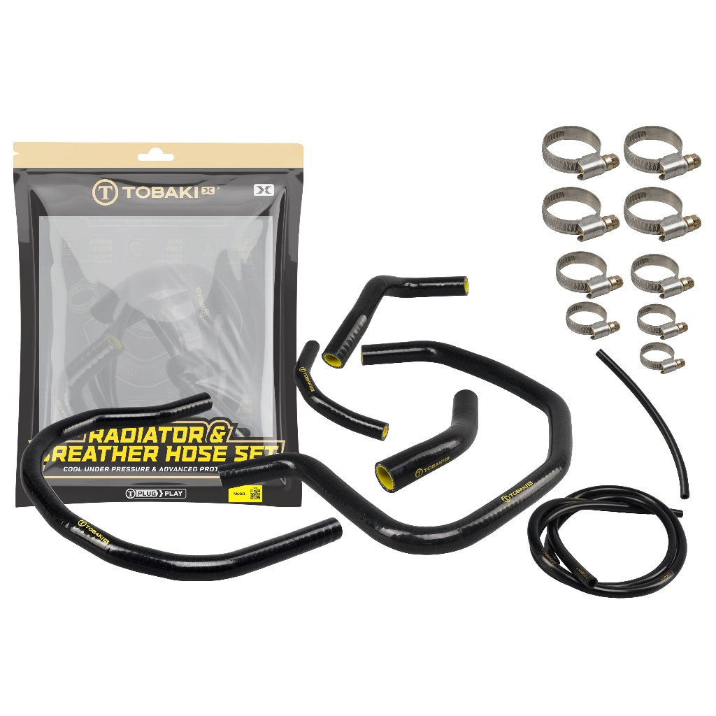 TOBAKI X RADIATOR & BREATHER HOSE SET