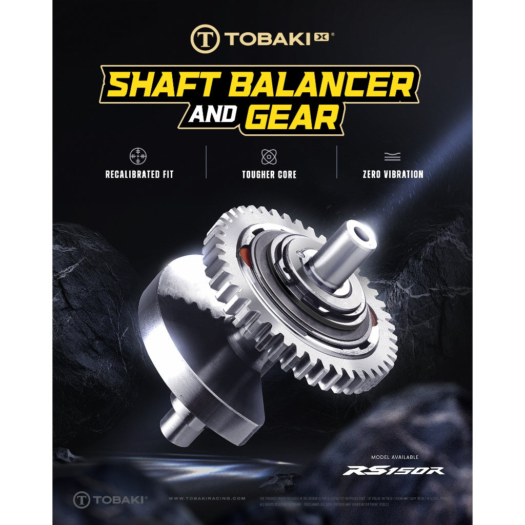 TOBAKI X SHAFT BALANCER AND GEAR