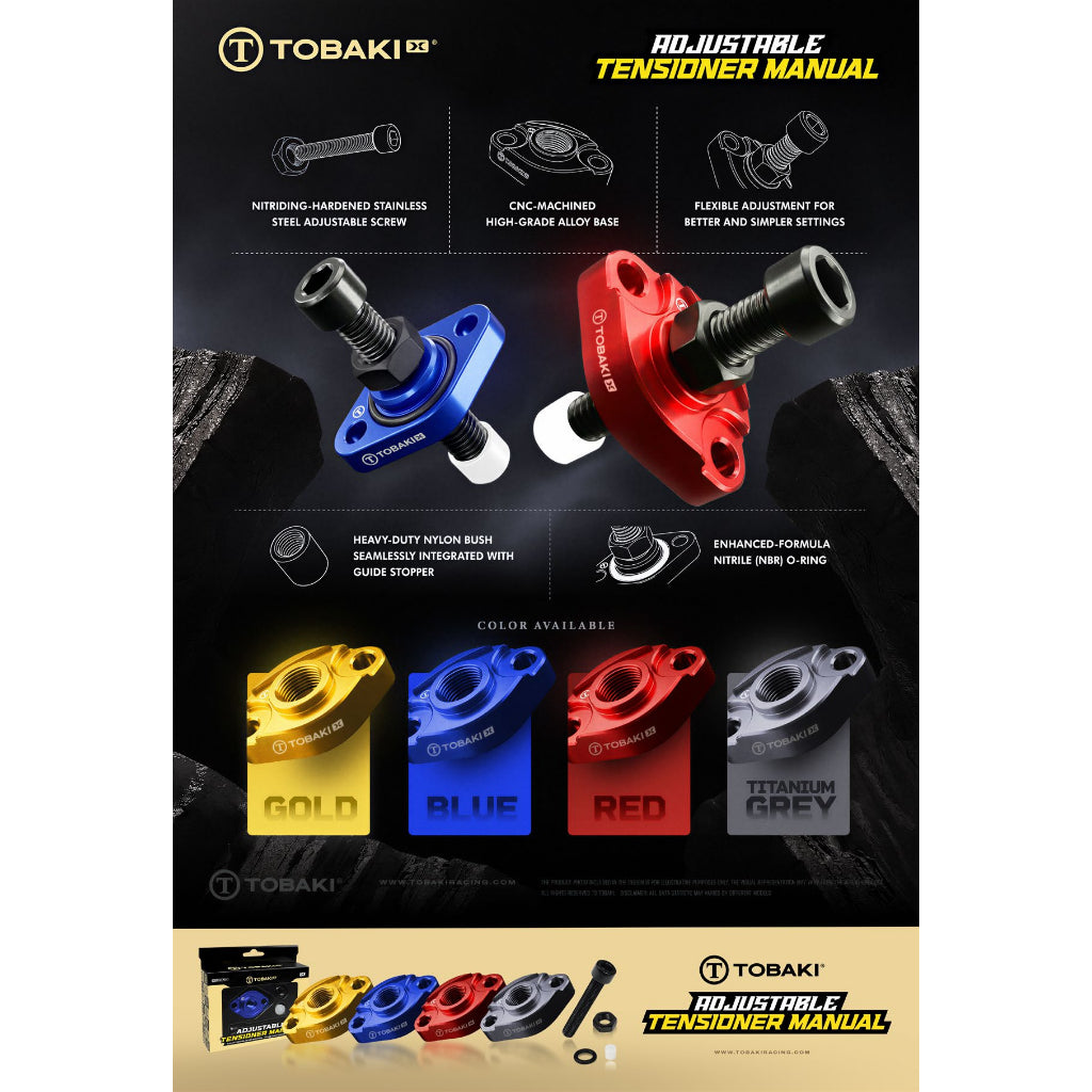 TOBAKI X ADJUSTABLE TENSIONER MANUAL