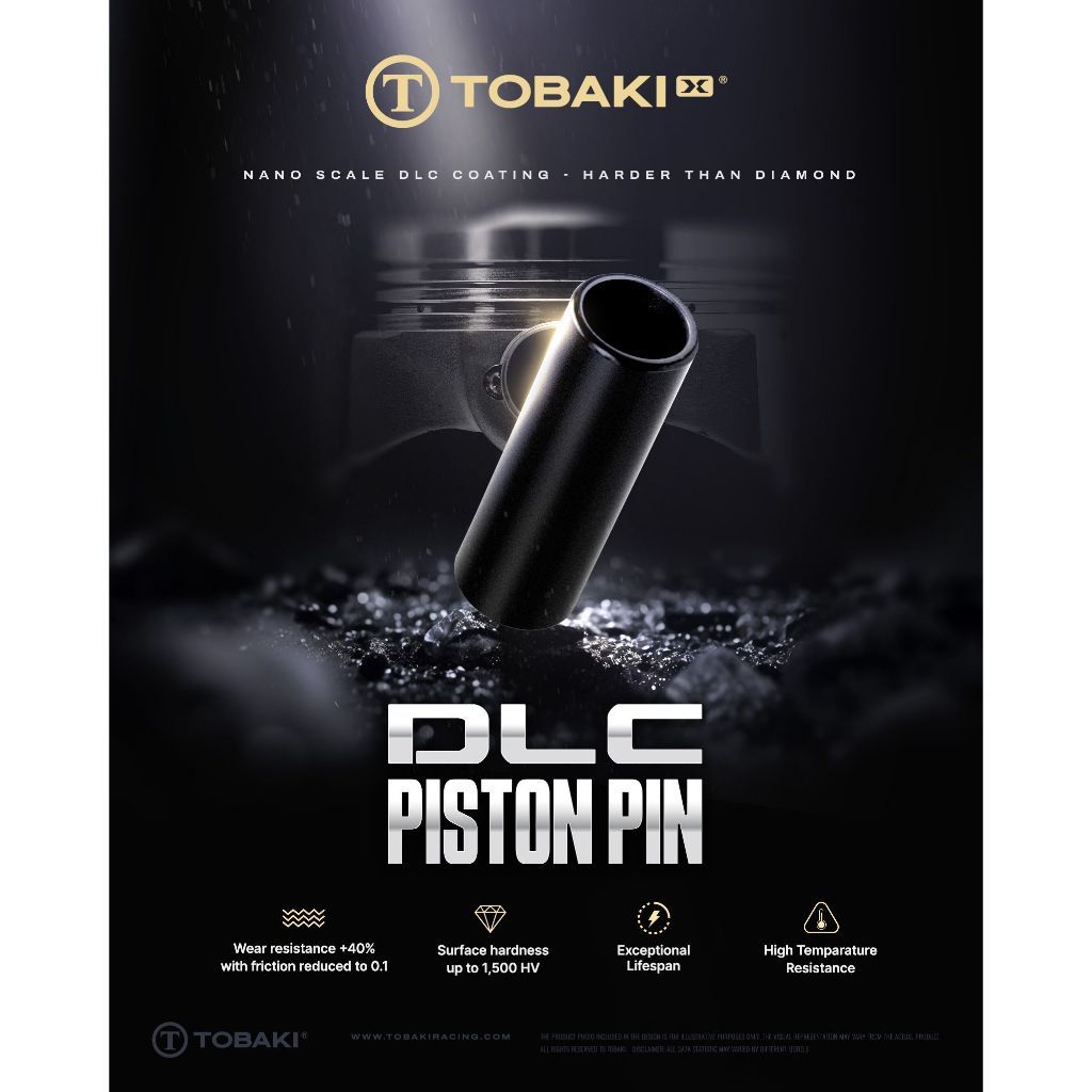 TOBAKI X DLC PISTON PIN