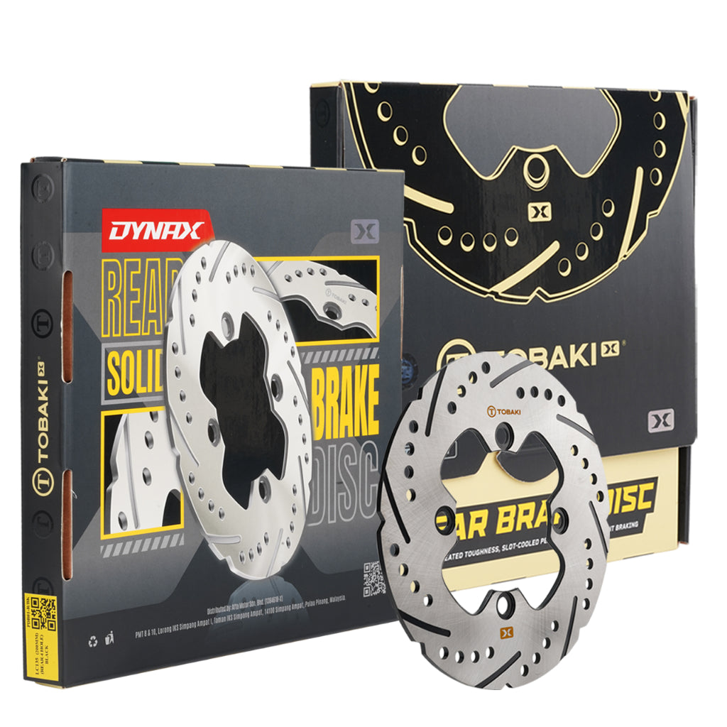 TOBAKI X (X-DYNAX SERIES) FLOATING FRONT BRAKE DISC & REAR BRAKE DISC