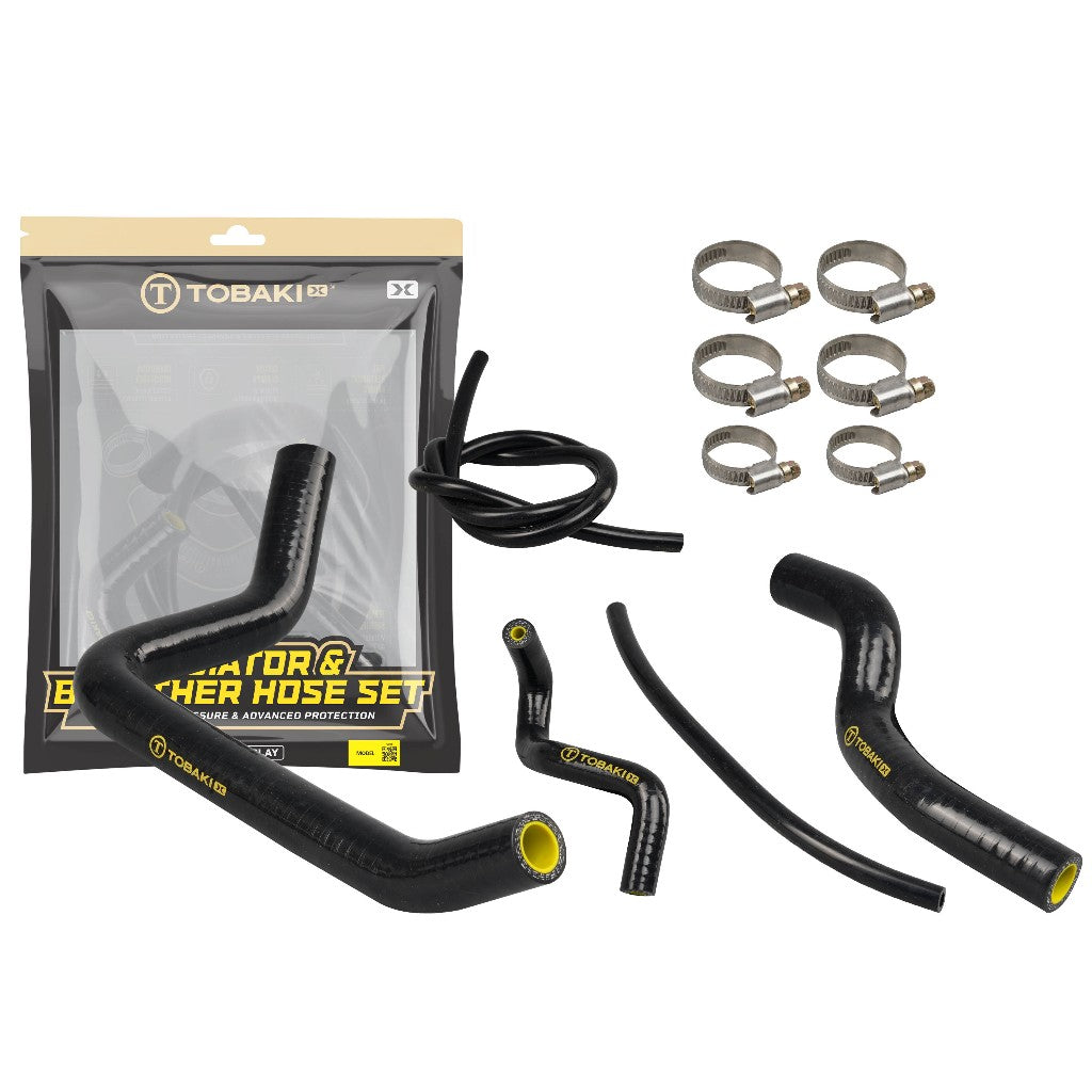 TOBAKI X RADIATOR & BREATHER HOSE SET