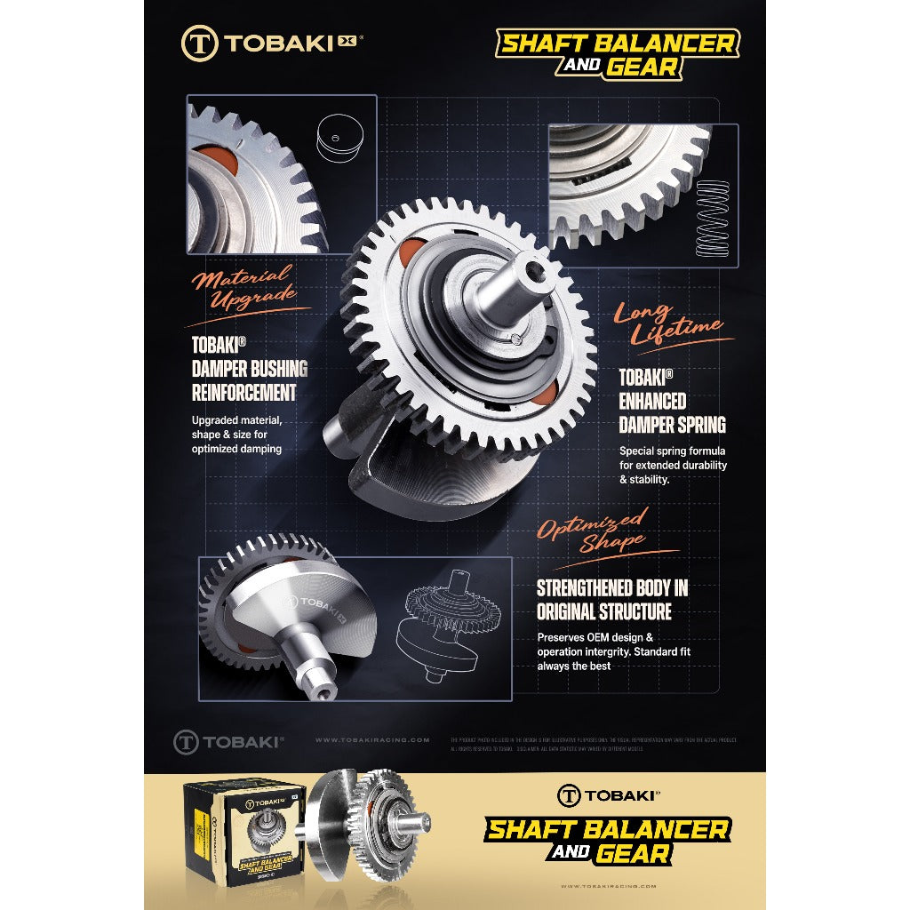 TOBAKI X SHAFT BALANCER AND GEAR