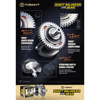 TOBAKI X SHAFT BALANCER AND GEAR