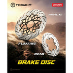 TOBAKI X (X-DYNAX SERIES) FLOATING FRONT BRAKE DISC & REAR BRAKE DISC