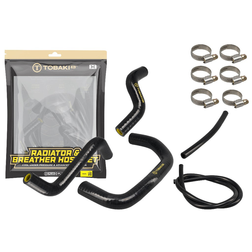 TOBAKI X RADIATOR & BREATHER HOSE SET