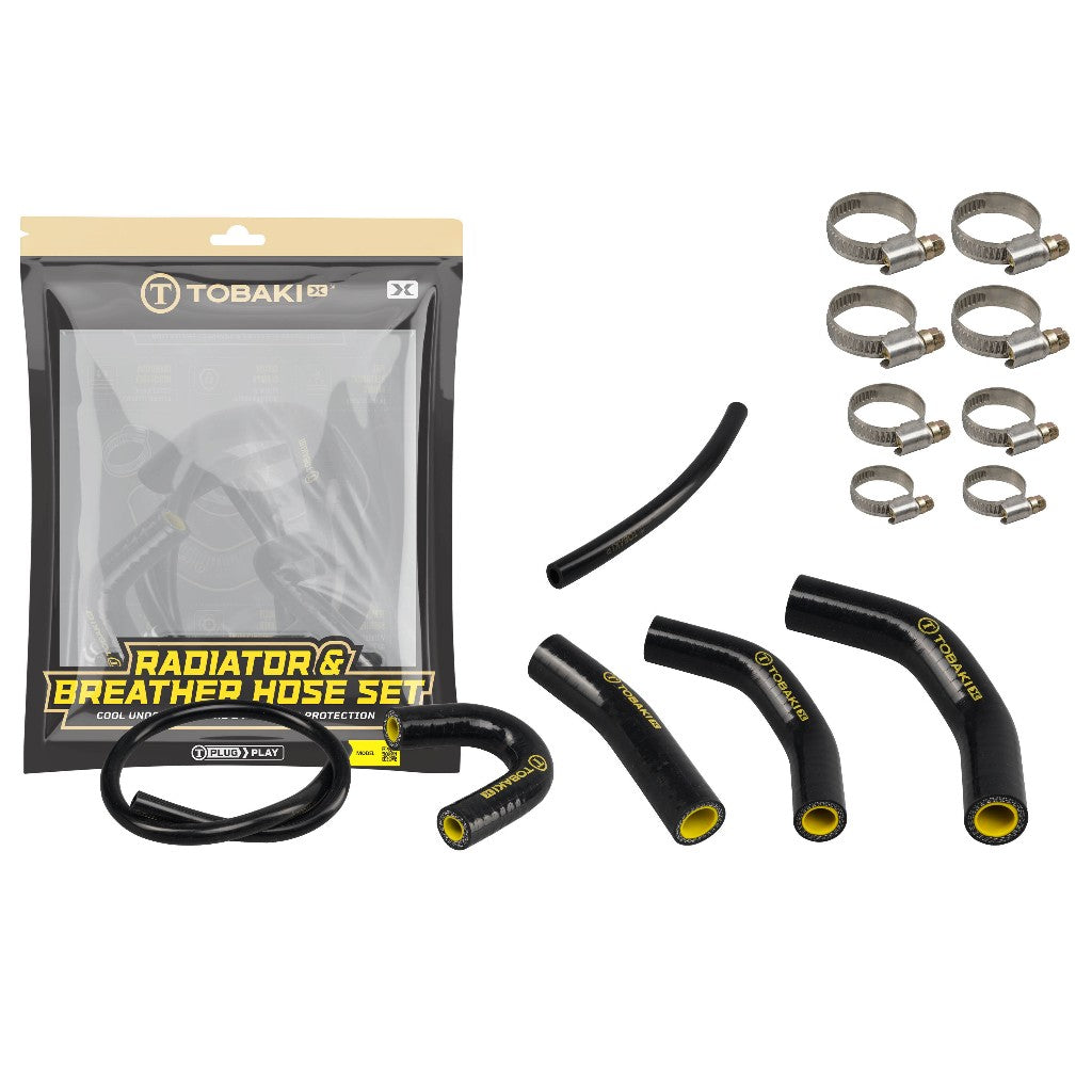 TOBAKI X RADIATOR & BREATHER HOSE SET
