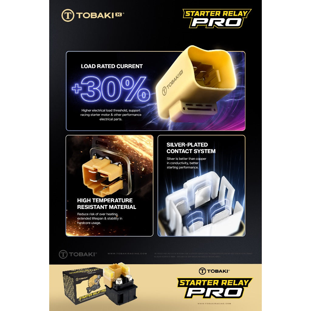 TOBAKI X STARTER RELAY PRO