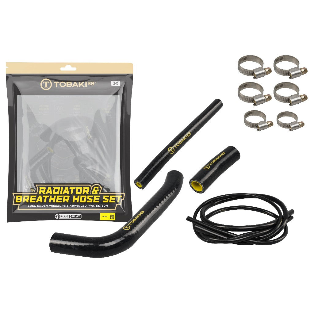TOBAKI X RADIATOR & BREATHER HOSE SET